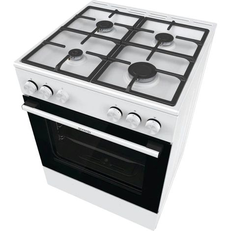 Gorenje GG6A10WFFM Cuisinière indépendante Gaz Blanc (1/5)
