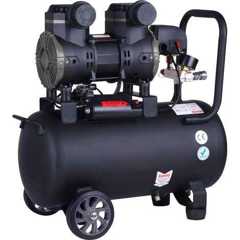 Compresor de aire profesional con certificado CE SILENCIOSO, 24 litros 1.5 CV / 1.1kW 8 Bares
