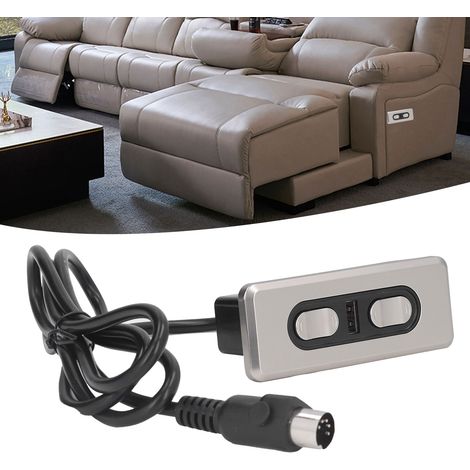 Contrôleur pour Fauteuil Électrique à Double Moteur 12V/29V avec Port USB 5P - ABS Résistant, Installation Facile pour Maison et Bureau (1/5)