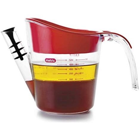 LACOR - 61610 - Caraffa separatore Grasso 500ml - Rosso (1/3)