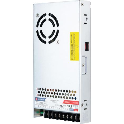 Alimentation 350W 24V Aluminium Driver LED AC 100-240V vers DC 24V Transformateur pour Bande LED,Imprimante 3D,Caméra CCTV,Système de Sécurité,Radio,Projet Informatique (1/5)