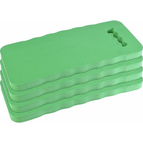 Meister Kniekissen 4er Set EVA 40 x 18 cm Garten Kniepolster Sitzunterlage grün
