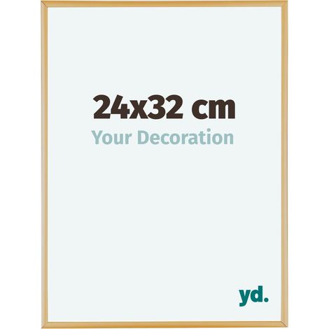 yd. - Cadre photo 24x32 - Or Vintage - Aluminium - Kent