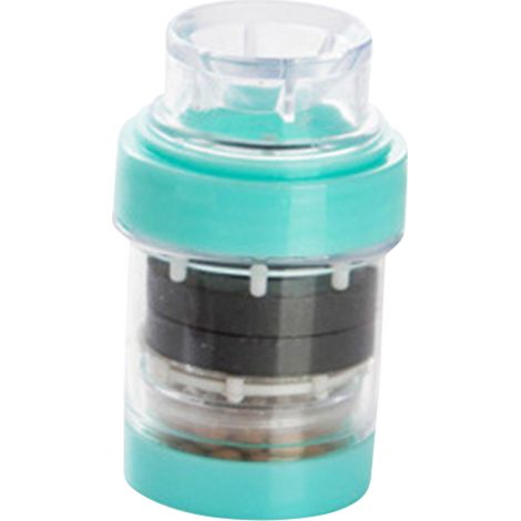 Filtre à eau pour robinet, purificateur magnétique, filtration en pierre de Maifan, élimine le chlore, le fluorure, les métaux lourds et adoucit l'eau dure. (1/2)