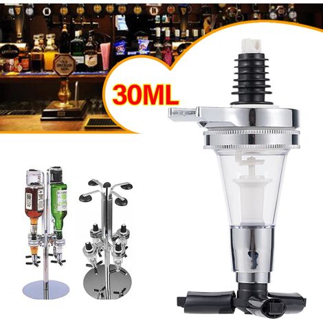 Distributeur de boissons (30 ml) pour whisky, vin, alcool, cocktails et bières. Fixation murale. Séparateur de bouteilles de vin. (1/5)