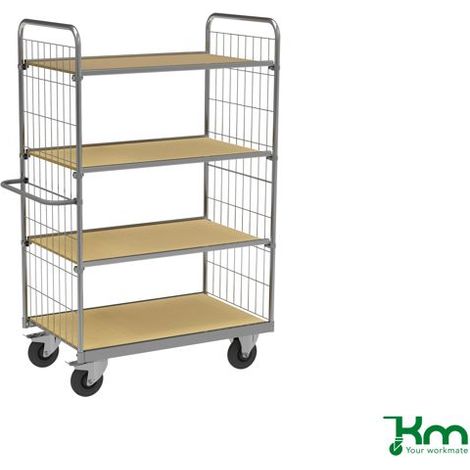Ripiani adattati ESD senza freni L x P x H 1190 x 650 x 1695 mm - Kongamek