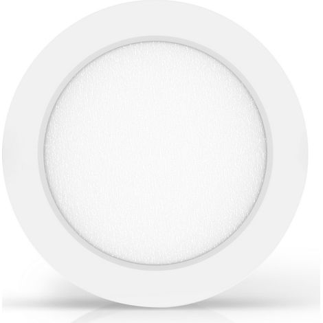 Plafoniera Led slim 12W Bianca Rotonda Bianco freddo 6500K Aigostar