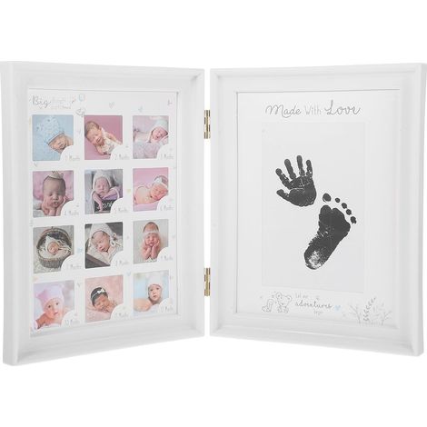 Cadre photo TOYANDONA pour nouveau né double cadre pliable (1/5)
