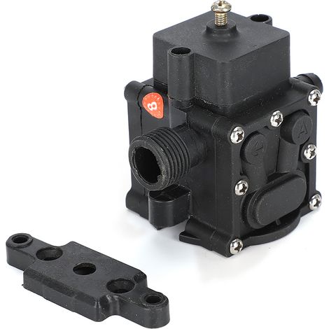 Pompe à pression à membrane 12 V pour l'agriculture et le jardin, pulvérisateur électrique, accessoires de pompe à eau, type C, à reflux, filetage unique durable sans blocage (1/5)