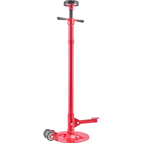 Mophorn Unterstützungsständer 1 t mit Rollen, höhenverstellbar (1320–2033 mm), Wagenheberständer mit drehbarem Griff und Pedal, ideal zur Stabilisierung von Fahrzeugteilen bei Reparaturen