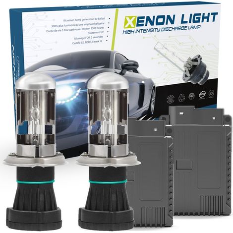 Kit H4-3 - 4300K - Bi-Xénon SD2+ XPU Performance Luxe - voiture - 35W 12V - Système de conversion xénon (1/5)