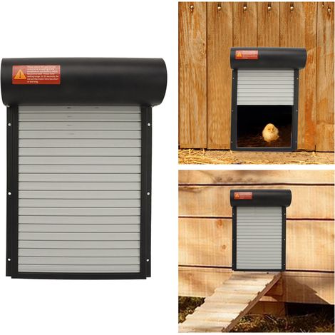 Porta automatica per pollaio con modalità temporizzata e robusto controller LED - [Porta automatica per pollaio] + Porta per pollaio + Modalità temporizzata + Modalità manuale + Robusto controller LED (1/4)