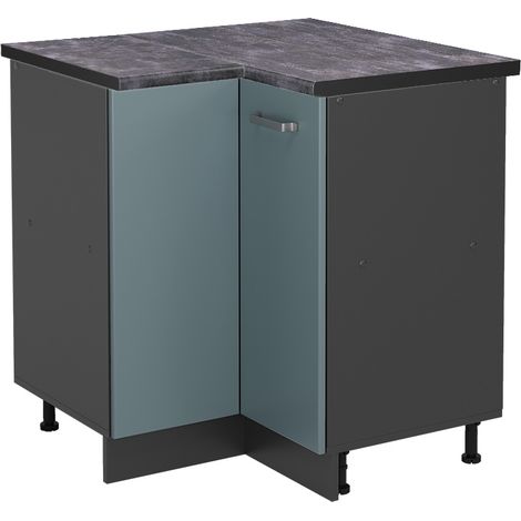 Armario de esquina R-Line, Gris azulado, 75.6 cm , ET Antracita, Vicco (1/5)