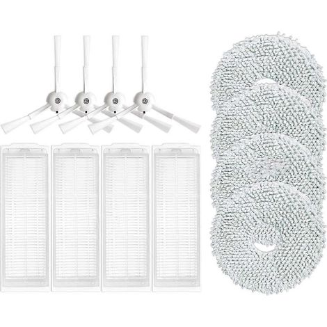 Accessoire pour aspirateur robot laveur de sols Miwhole M9 Pro Max : brosse latérale et filtre HEPA (1/5)