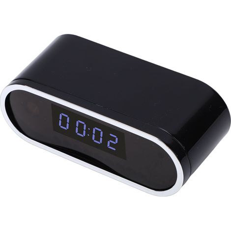 Caméra intérieure sans fil WiFi 1080P FHD, grand Angle 130 °, horloge 12/24H avec détection de mouvement, Mode nuit, application pour chambre à coucher (1/5)