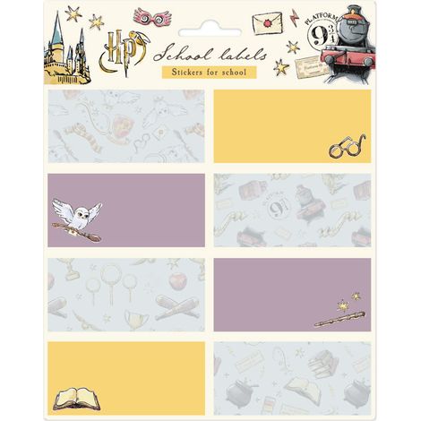 ETIQUETA ESCOLAR ERIK 15,8x20 HARRY POTT - Pack de 10 unidades