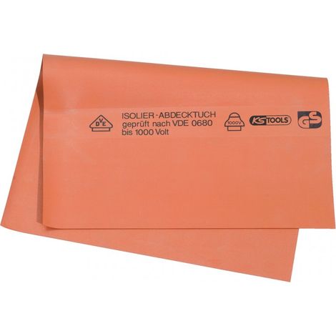 Toile de protection en caoutchouc avec revêtement isolant, épaisseur 1,6, 500 mm (1/5)
