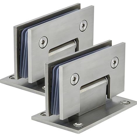 Armoires portes robustes à 90 degrés, clips d'armoire, charnières de porte de douche en verre, pièces de rechange, mur à verre (1/5)