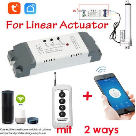 Télécommande Wifi Pour Vérin Linéaire - Contrôle À Distance Via Application - Compatible Android Et Ios - 12 V 24 V 32 V - 1 Pièce (1/5)