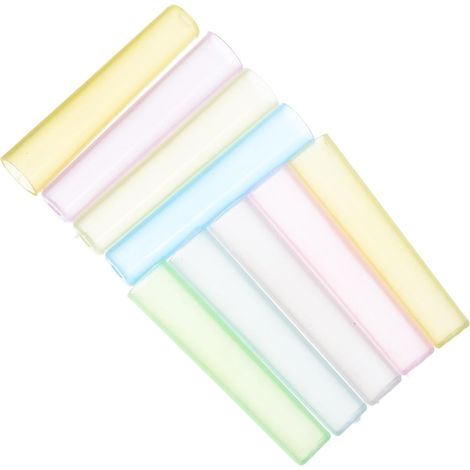 Capuchons de Protection pour Prolonger L’utilisation pour Crayons Lot de 50 en Plastique Coloré, Accessoires Scolaires Ludiques Couleur Aléatoire à Domicile à L’école (1/2)