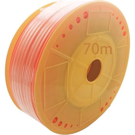 Tuyau pneumatique flexible en polyéthylène (PE), Tuyau pneumatique OD 8 mm x ID 5 mm, Arrosage goutte à goutte (Orange, 70 m) Used in Frein, Infusion Pipes, Mechanical Oil Transfer (1/4)
