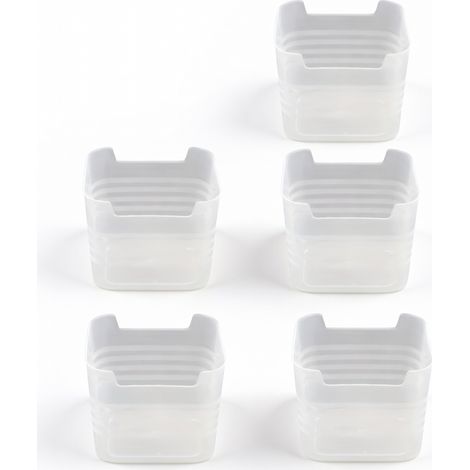 Lot de 6 boites de rangement transparentes pour porte (1/5)