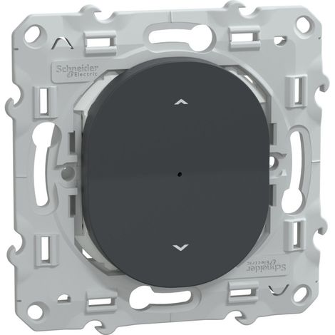 Wiser Ovalis - interrupteur volet-roulant - 4A - zigbee - Anthracite (S340567W) (1/5)