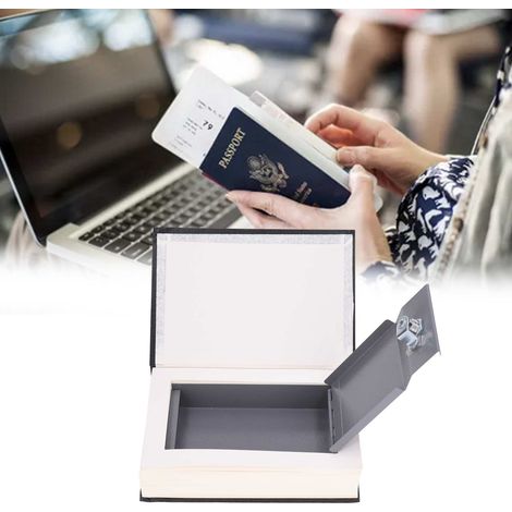 Coffre-fort en forme de livre pour adultes, idéal pour jouer et cacher son téléphone portable en classe, design scolaire original, style A (1/5)