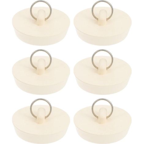 6 Pièces Bouchon d'évier en Caoutchouc Bouchon de évier de Bouchon évier Cuisine Bouchon de lavabo pour Cuisine Couler de Bain Bouchon de Bain (1/5)