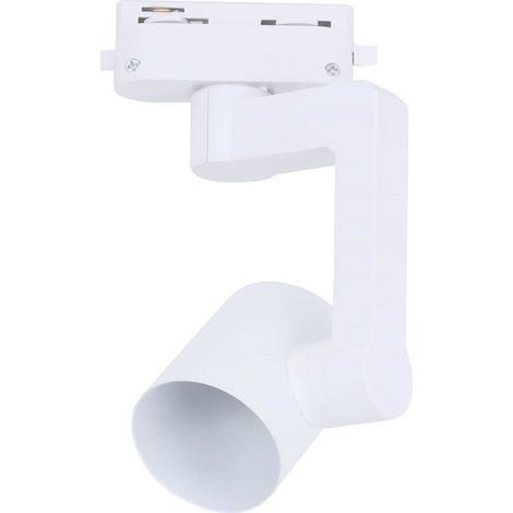 Faretto da binario bianco GU10 monofase