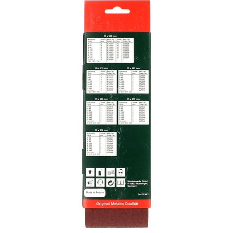 Bandes abrasives 75x533 60g par 3 2609256217 - ponceuse (1/2)