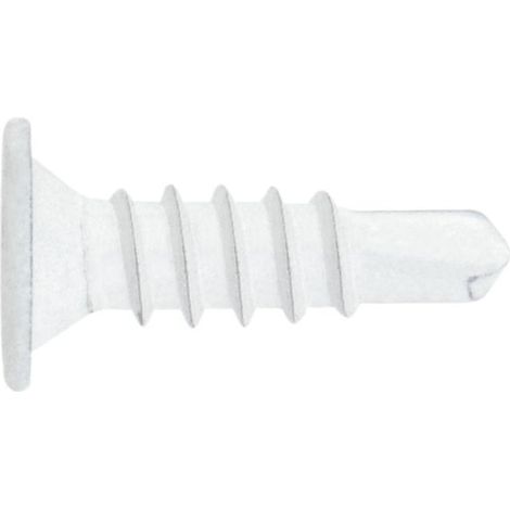 (4,2X14) TORNILLO AUTOTALADRANTE DE CABEZA EXTRAPLANA Y HUELLA PH BLANCO (100U) - INDEX