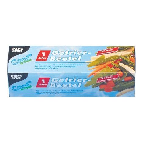 Bolsas congelación papstar 14157 LLDPE 35 micras 100 uds (1/2)