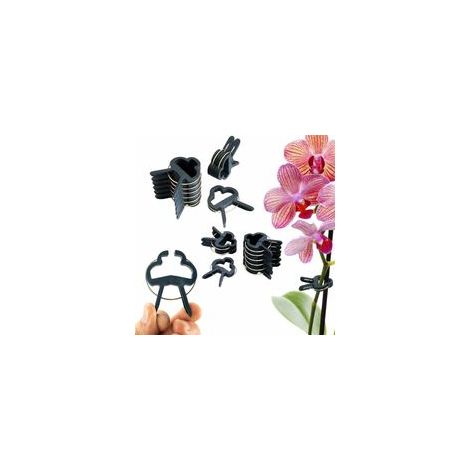 60x Attaches pour Plantes Liens pour Pieds de tomates, 4cm / 6cm vignes, vert (1/5)