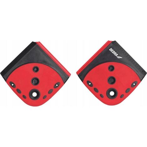 Dedra 2001A10 Raschietto compatto nero 12x12 cm