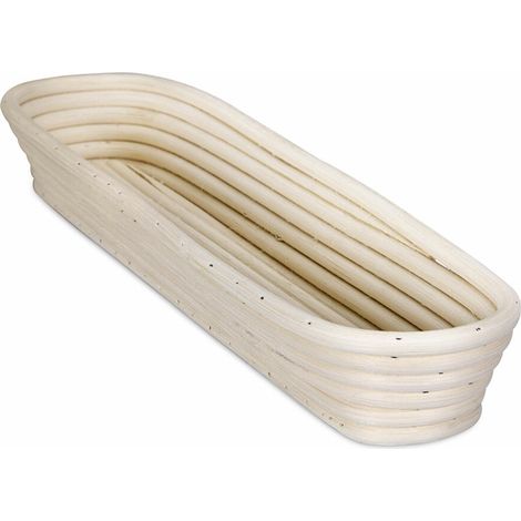 Städter Gärkorb Baguette Rattan ca 36 x7,5 cm / H 3,5cm (1/5)