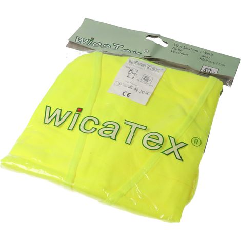 HARALD Polyester-Warnweste Gelb WICA-TEX®, universal (1/5)