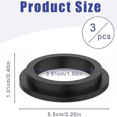 3 guarnizioni O-ring a forma di L