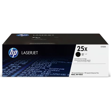 HP 25X High Yield Black Original LaserJet Toner Cartridge Cartouche de toner 1 pièce(s)