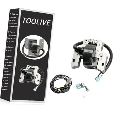 Bobine d'allumage pour tondeuse Briggs Stratton Remplacement direct pour modèles 591420 398593 496914 793281 Installation facile