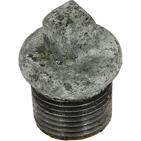 Bouchon fonte galva Mâle 3/8