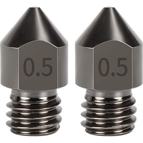 Lot de 2 buses MK8 en acier dur 1,75 mm Consommables en acier trempé résistant à l'usure – 0,5 mm (1/5)
