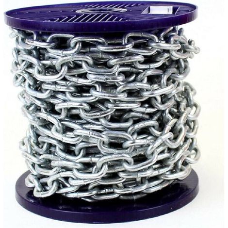 Chaîne De Sécurité Soudée En Fer Galvanisé Genovese Coil 1.5 Metres