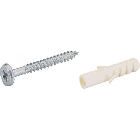 Hettich Aufhängesch.Spezialschr. mit Dübel, 65480, Durchmesser 5,5x50mm Stahl verzinkt (1/3)
