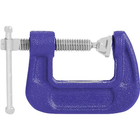 25 mm C-klemme WorkPro WP232016 Spann-Weite (max.):25 mm Produktabmessung, Länge: 71 mm Ausladungs-M