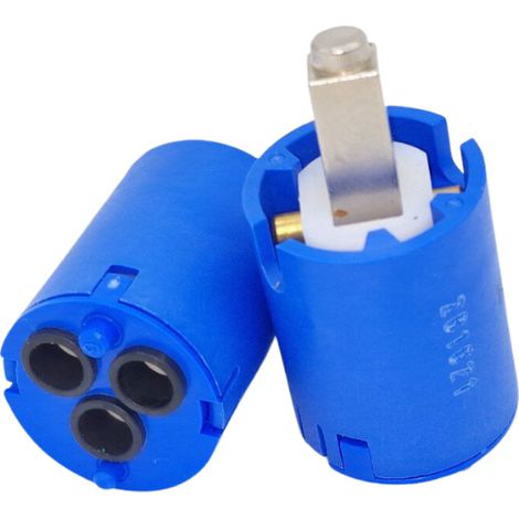 Schläfer 480069 Cartuccia Rubinetto Miscelatore Ø 28mm, Cartuccia di Ricambio Universale Kerox K-28 in Ceramica, Per Rubinetti Miscelatori Monocomando di Cucina, Bagno, Doccia e Vasca (1/5)