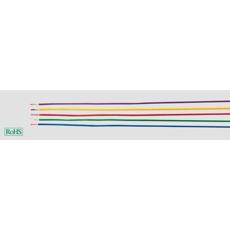 Helukabel 29116 Conducteur individuel H05V-K 1 x 1 mm² marron 100 m D815381