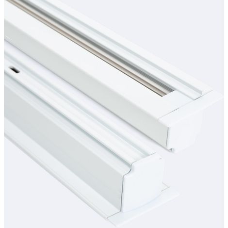 3-Phasenstromschiene DALI Track Einbau Aluminium für LED Strahler 1 Meter Weiß
