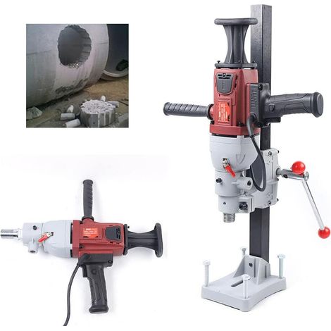 Diamant Diamantbohrer Nass Trockenbohrmaschine Bis Bohrer Wandbohrer Armé 2200W 180Mm Diamant Halter Durchmesser Bohrgerät Bohren Löcher Bohren Beton Baustelle Bauen Kernbohrer (1/5)