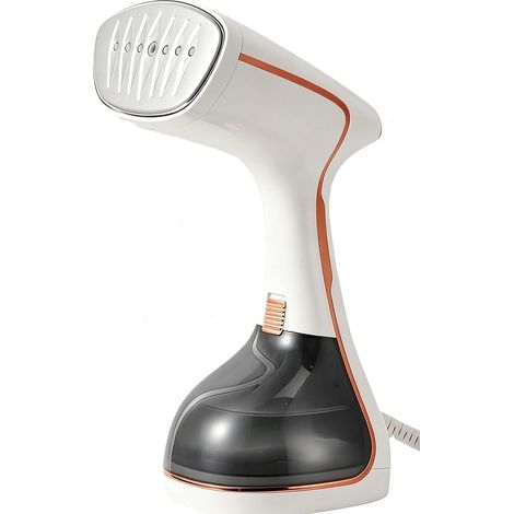 Fer vapeur portable chauffe 15 secondes défroisseur vêtements blanc (1/4)